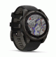 fēnix 8 – 47 mm, Solar, Sapphire Sapphire, Carbon grey DLC titanium with Black/pebble grey silicone band- 010-02906-11 - Garmin